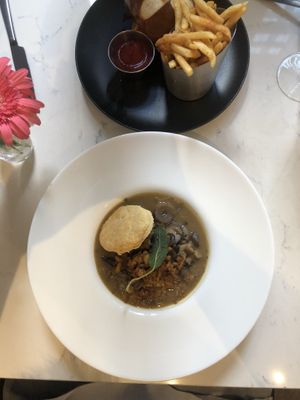 Aerial shot😉 at P.S. Kitchen in New York City