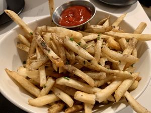 Truffle fries at P.S. Kitchen in New York City