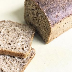 Organic wholegrain vegan Sourdough made locally by the Bread Peoples Co. Delicious with some olive oil on top! at Dripping Bowl - Food Trailer in Wanaka