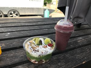 Our choices at Dripping Bowl - Food Trailer in Wanaka