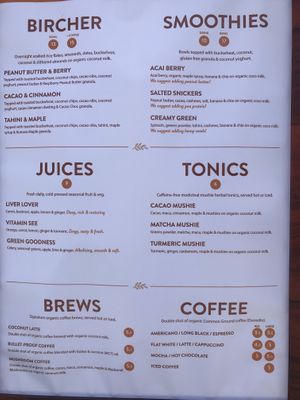 menu feb 2020 at Dripping Bowl - Food Trailer in Wanaka