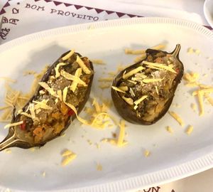 Stuffed aubergine  at El Secret in Falset