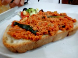 torrada de boloñesa at El Secret in Falset