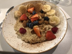 Vegan porridge  at Milch&Zucker in Berlin