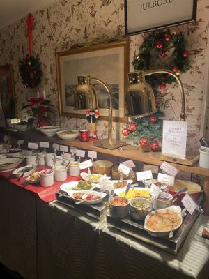 Vegan christmas buffet at Ulla Winbladh in Stockholm
