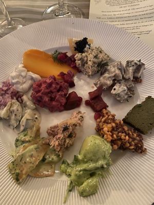 From the Christmas buffet  at Ulla Winbladh in Stockholm