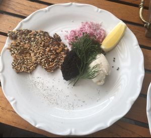 seaweed roe, gluten free version at Ulla Winbladh in Stockholm