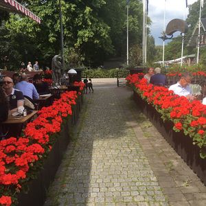 outdoor seating  at Ulla Winbladh in Stockholm