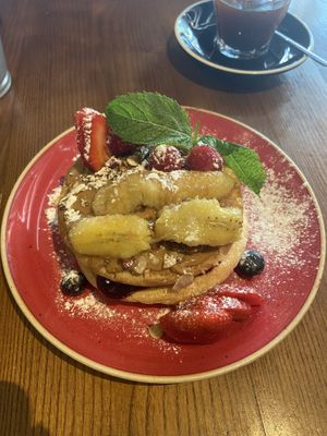 Vegan pancake at Zenith in Porto