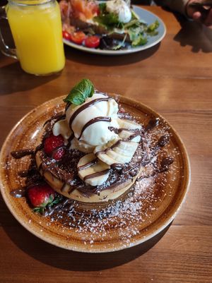 Pancakes Nutella at Zenith in Porto