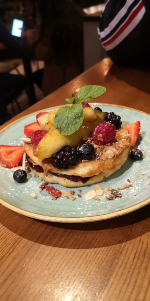 Vegan pancake at Zenith in Porto