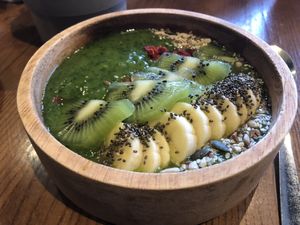 Healthy green bowl  at Zenith in Porto