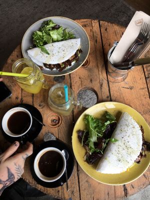 Vegan tapiocas at Zenith in Porto