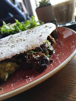 vegan tapioca at Zenith in Porto