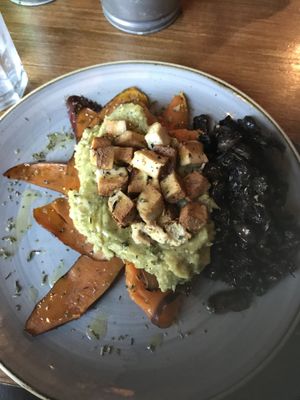 Sweet potato toastie at Zenith in Porto