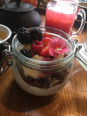 Homemade granola at Zenith in Porto