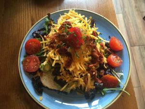 Vegan toast at Zenith in Porto