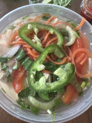 small vegan pho  at Bamboozle Heights in Tampa
