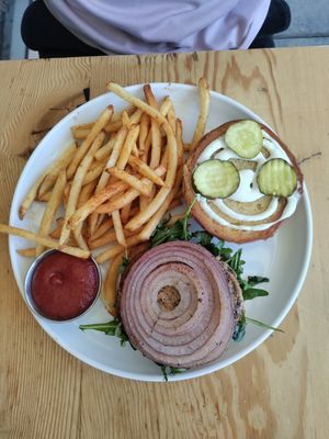 Beets Me Burger at Seabirds Kitchen in Long Beach