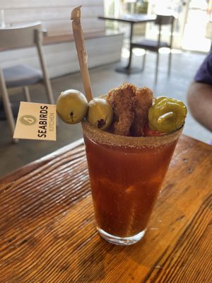 Bloody mary - really good!  at Seabirds Kitchen in Long Beach