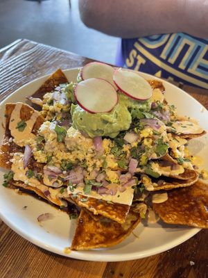 Chilaquiles  at Seabirds Kitchen in Long Beach