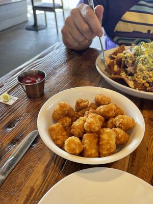 Tater tots!  at Seabirds Kitchen in Long Beach