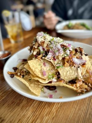 Jackfruit Nachos  at Seabirds Kitchen in Long Beach