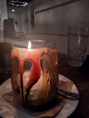 Birthday scoop! at Seabirds Kitchen in Long Beach