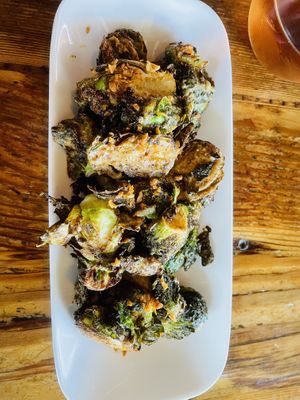 Brussel sprouts  at Seabirds Kitchen in Long Beach