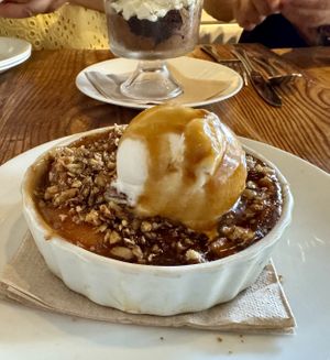 Whiskey Peach Crumble   at Seabirds Kitchen in Long Beach