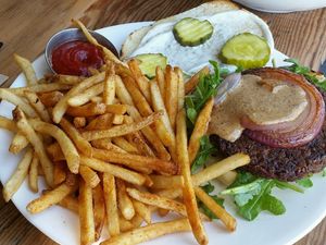beets me burger at Seabirds Kitchen in Long Beach