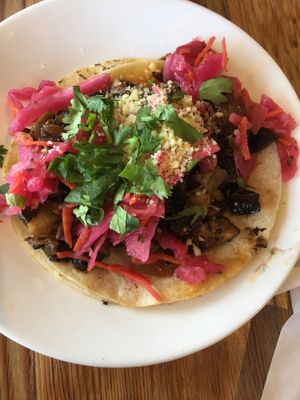 Grilled Mushroom Taco at Seabirds Kitchen in Long Beach