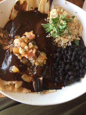 Ranchero Tamales at Seabirds Kitchen in Long Beach