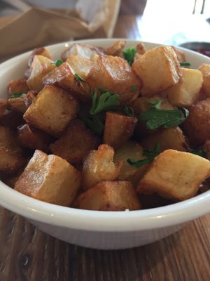 Fried potatoes  at Seabirds Kitchen in Long Beach