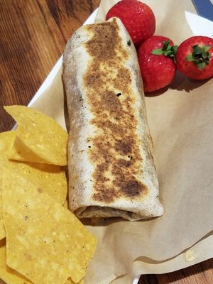 Kids burrito at Seabirds Kitchen in Long Beach