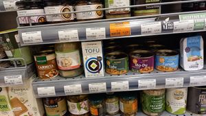 tofu and pickled stuff at Celeiro - Vasco da Gama in Lisbon