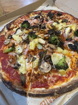 BYO with vegan cheese and soyrizo   at Blaze Pizza in Monroeville