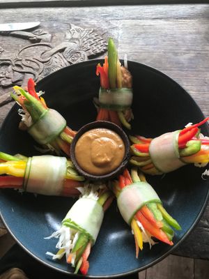 Cucumber Tofu Roll at Captain Coconuts in 