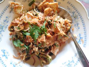 lotek tahu (lotek with tofu)  at Pak Mul Lotek - Food Stall in Yogyakarta