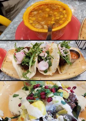 So good!  Menu clearly marked at Ed's Cantina & Grill in Estes Park