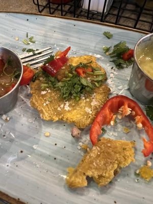 Tostone  at Ed's Cantina & Grill in Estes Park