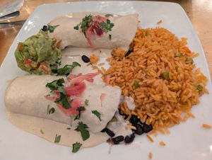 Veggie Enchilada at Ed's Cantina & Grill in Estes Park