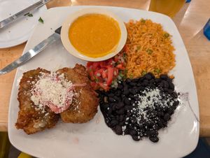 Chile Relleno at Ed's Cantina & Grill in Estes Park
