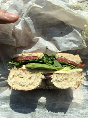 Vegan sunrise + avocado  at Ultra Coffeebar in Asheville