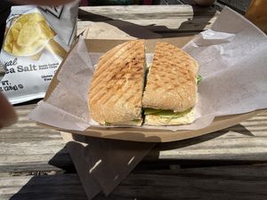 Vegan Fig Sandwichhes  at Ultra Coffeebar in Asheville