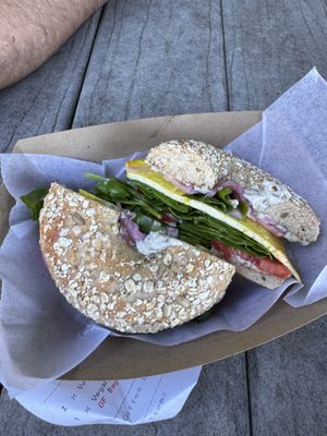 The vegan sunrise  at Ultra Coffeebar in Asheville