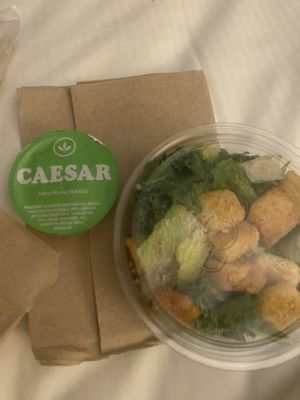 Mini Caesar salad   at Plant Power Fast Food - Encinitas in Encinitas