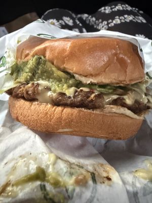Guac burger!  at Plant Power Fast Food - Encinitas in Encinitas