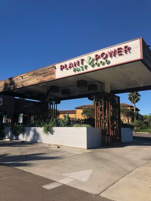 All vegan drive thru at Plant Power Fast Food - Encinitas in Encinitas