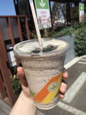 Pb and cookies n cream at Plant Power Fast Food - Encinitas in Encinitas